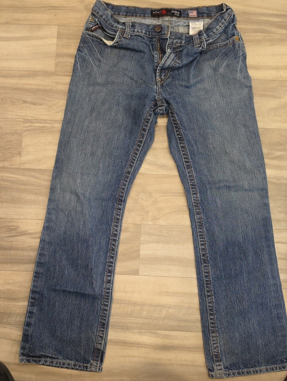 Ariat FR Men's Blue Denim Jeans